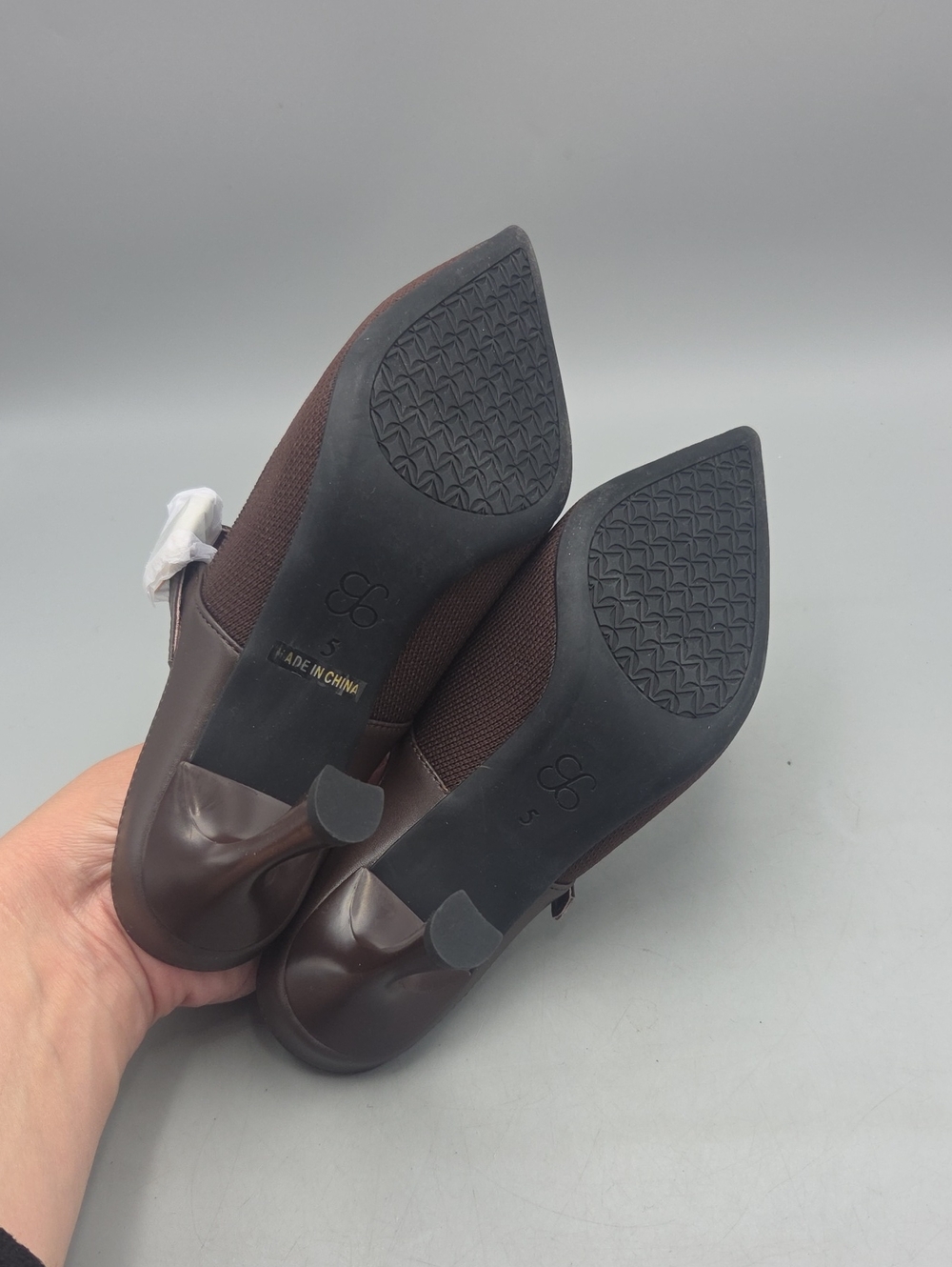 Cozy Island Women’s Brown Pointed Toe Heeled Mules Women 5 - Picture 10 of 12